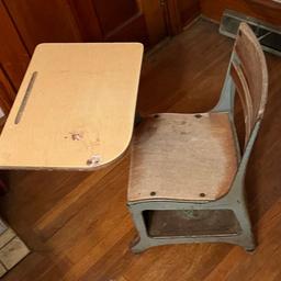Vintage “American Desk, The Crusader” School Desk