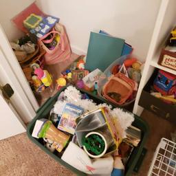 Closet Lot of Assorted Toys