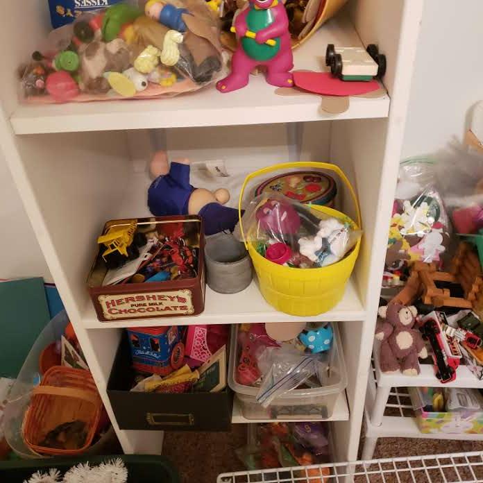 Closet Lot of Assorted Toys