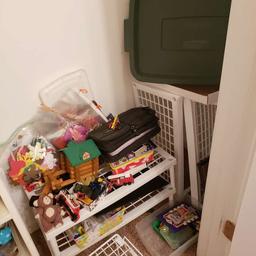 Closet Lot of Assorted Toys