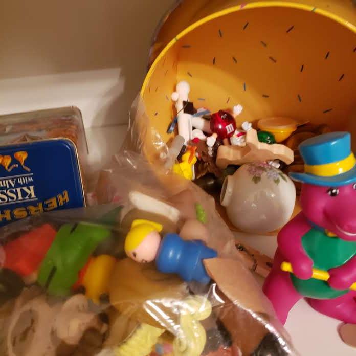 Closet Lot of Assorted Toys
