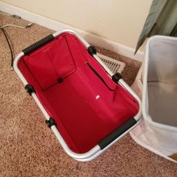 Lot of 3 Fabric Baskets/Totes
