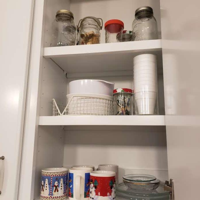 Cabinet Lot of Assorted Kitchenware