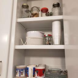Cabinet Lot of Assorted Kitchenware