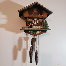 Vintage Lotscher Swiss Cuckoo Clock