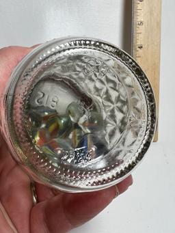 Lot of Marbles in Elephant Jar