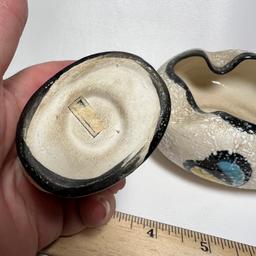 Pottery Lighter with Matching Ashtray