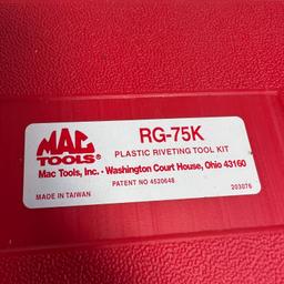 MAC Tools RG-75K Plastic Riveting Tool Kit