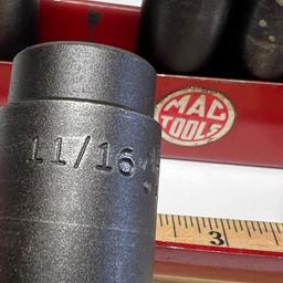 MAC Tools 7 Pc. 3/8” Drive SAE Deep Well Socket Set XT26