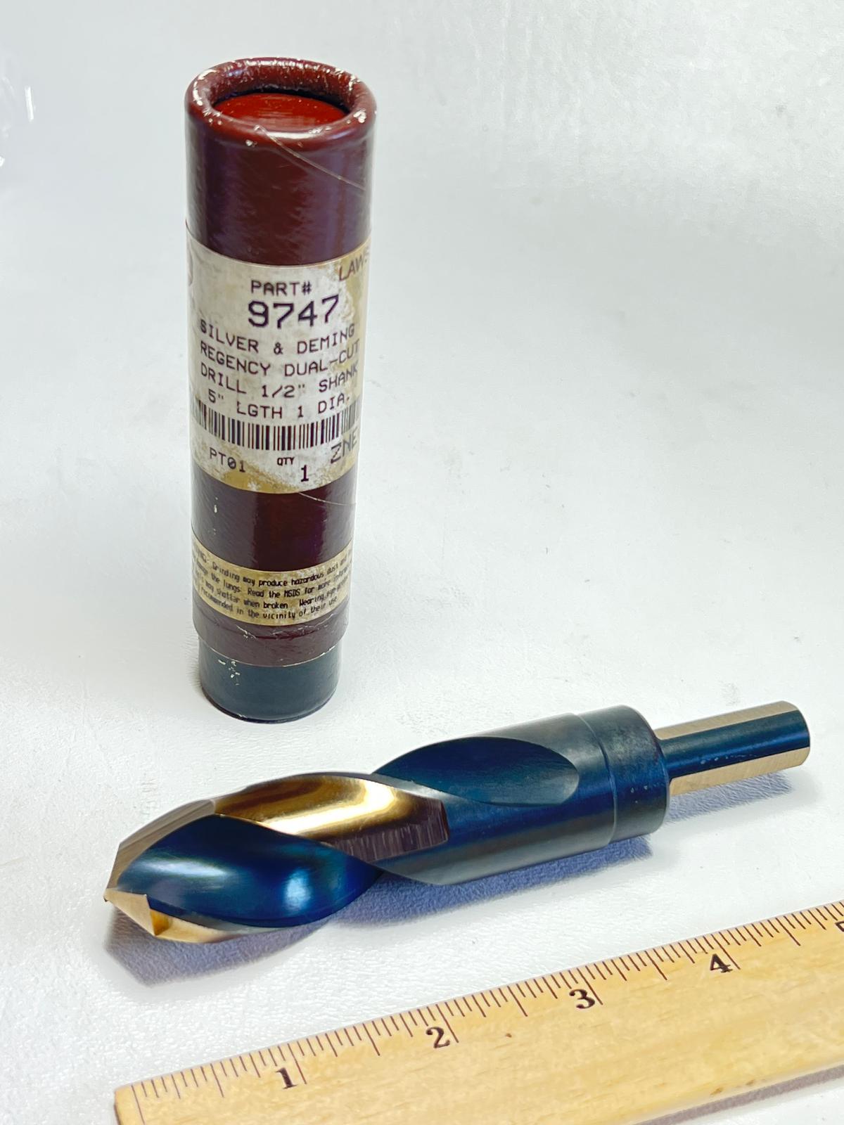 Silver & Deming Regency Dual-Cut 1/2" Drill Shank 5" Long