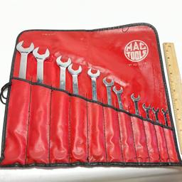 MAC Tools 11 Piece SAE Long Knuckle Saver Combination Wrench Set