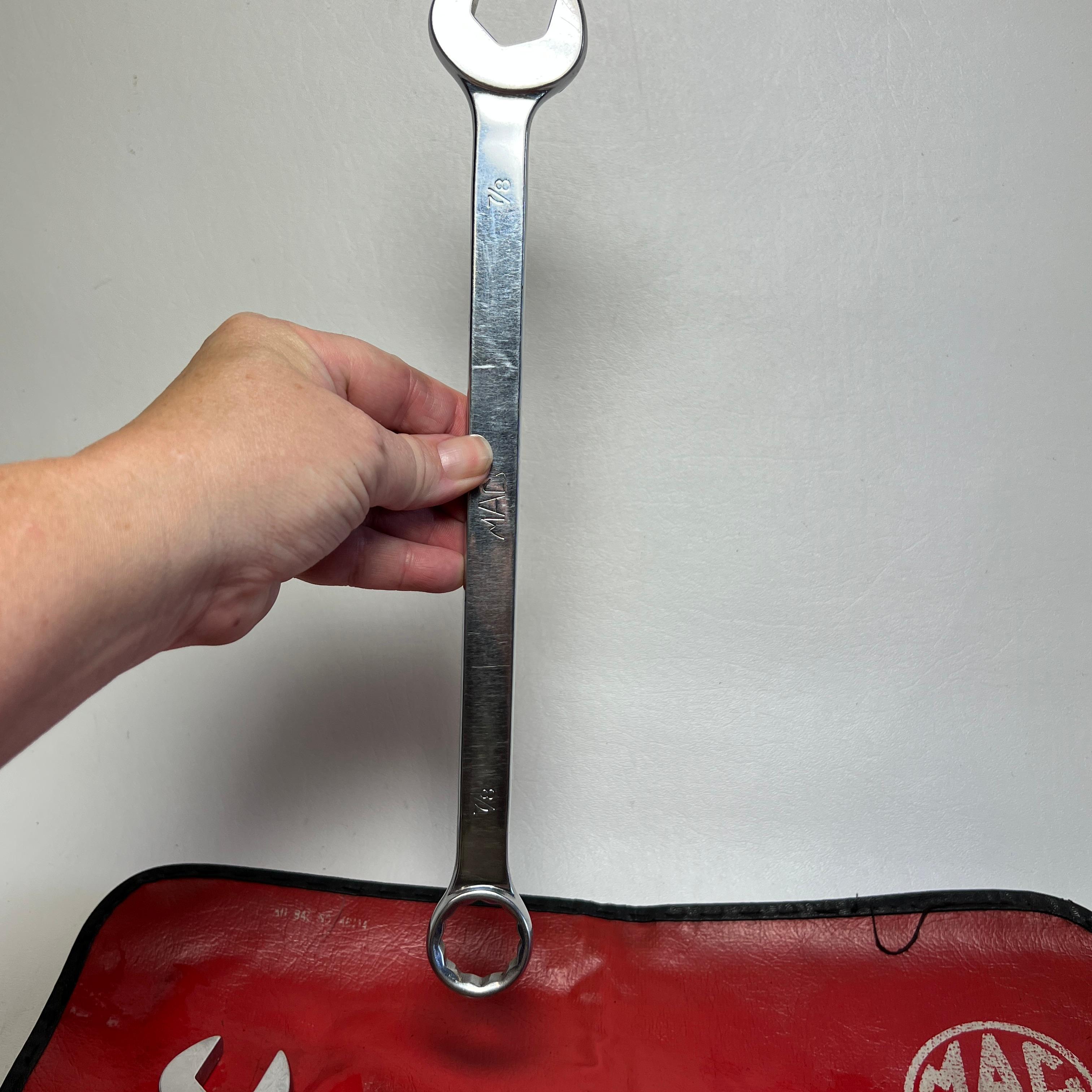 MAC Tools 11 Piece SAE Long Knuckle Saver Combination Wrench Set