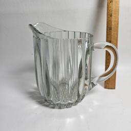 Vintage National Milk Pitcher and Assorted Milk Bottle Caps