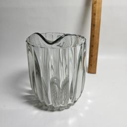 Vintage National Milk Pitcher and Assorted Milk Bottle Caps
