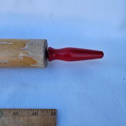 Red Handled Rolling Pin
