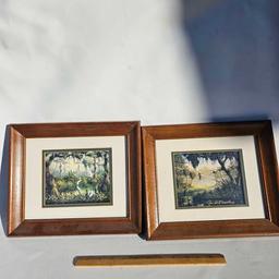Lot of 2 Framed Prints