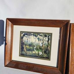Lot of 2 Framed Prints