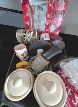 Large Lot of Various Candles & Candle Holders