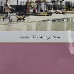 Framed & Matted "Number Two Meeting Street" Charleston Art Print by Emerson