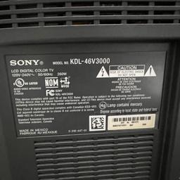 Sony Bravia KDL-46V3000 LCD Digital Color TV