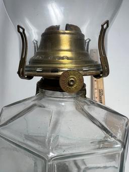 Vintage Glass Oil Lamp