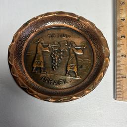 Vintage ISRAEL Copper Dish