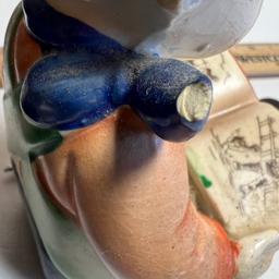Adorable Pair of Children Reading Figurines Made in Japan