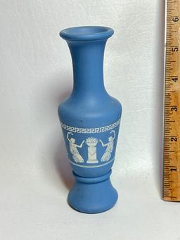 Blue Glass Bud Vase