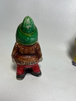 Vintage Bashful & Dopey Porcelain Figurines Made in Japan