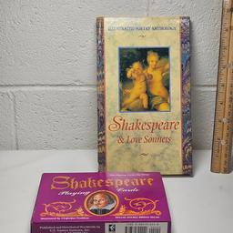 Shakespeare Sonnets Book and Playing Cards