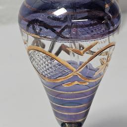 Egyptian Hand Blown Glass Perfume Bottle