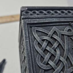 Celtic Knotwork Moon Dragon Voyage Decorative Jewelry Trinket Box