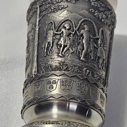 Embossed Pewter Cup