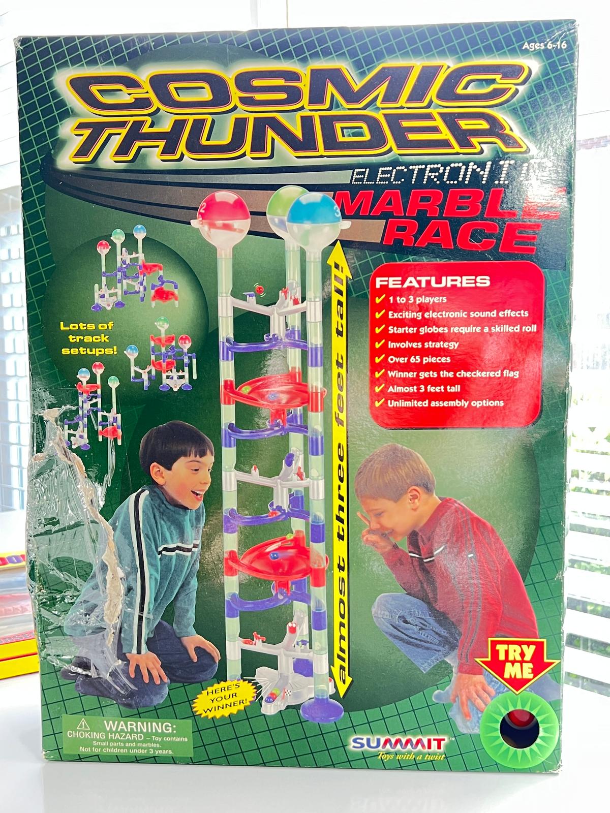 NEW Cosmic Thunder Electronic Marble Race