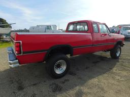 1993 DODGE POWER RAM 250 4X4 EXT CAB PICKUP