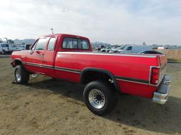 1993 DODGE POWER RAM 250 4X4 EXT CAB PICKUP