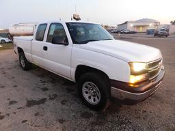2007 CHEVROLET SILVERADO 1500 4X4 EXTENED CAB PICKUP