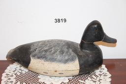Antique Lesser Scaup Drake Decoy