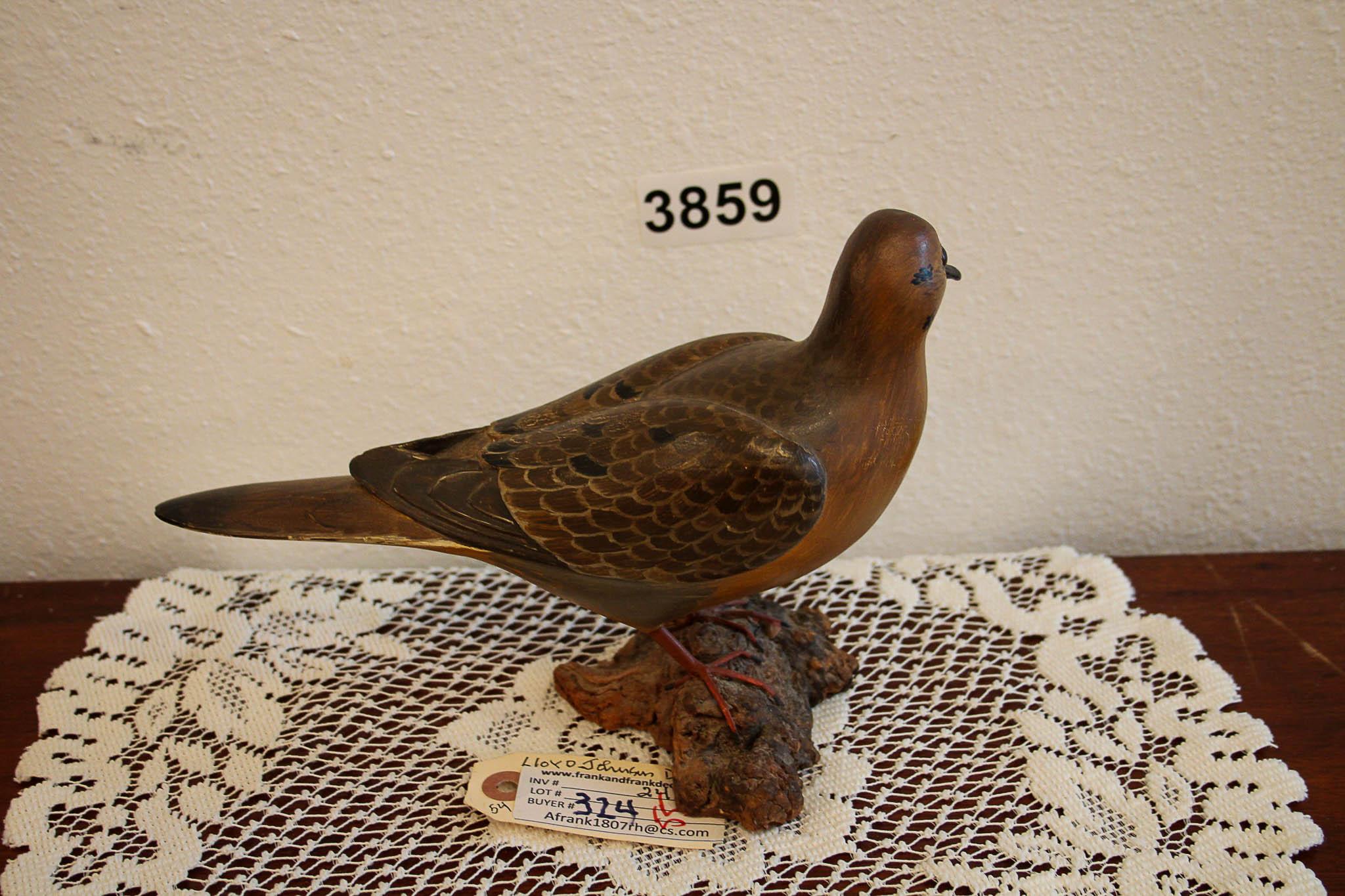 Lloyd Johnson Dove Carving