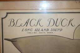 Decoy duck print by Joel Barber