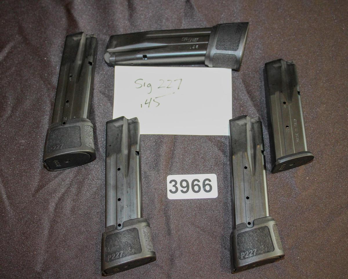 5 - Sig 227 .45 ACP Mags