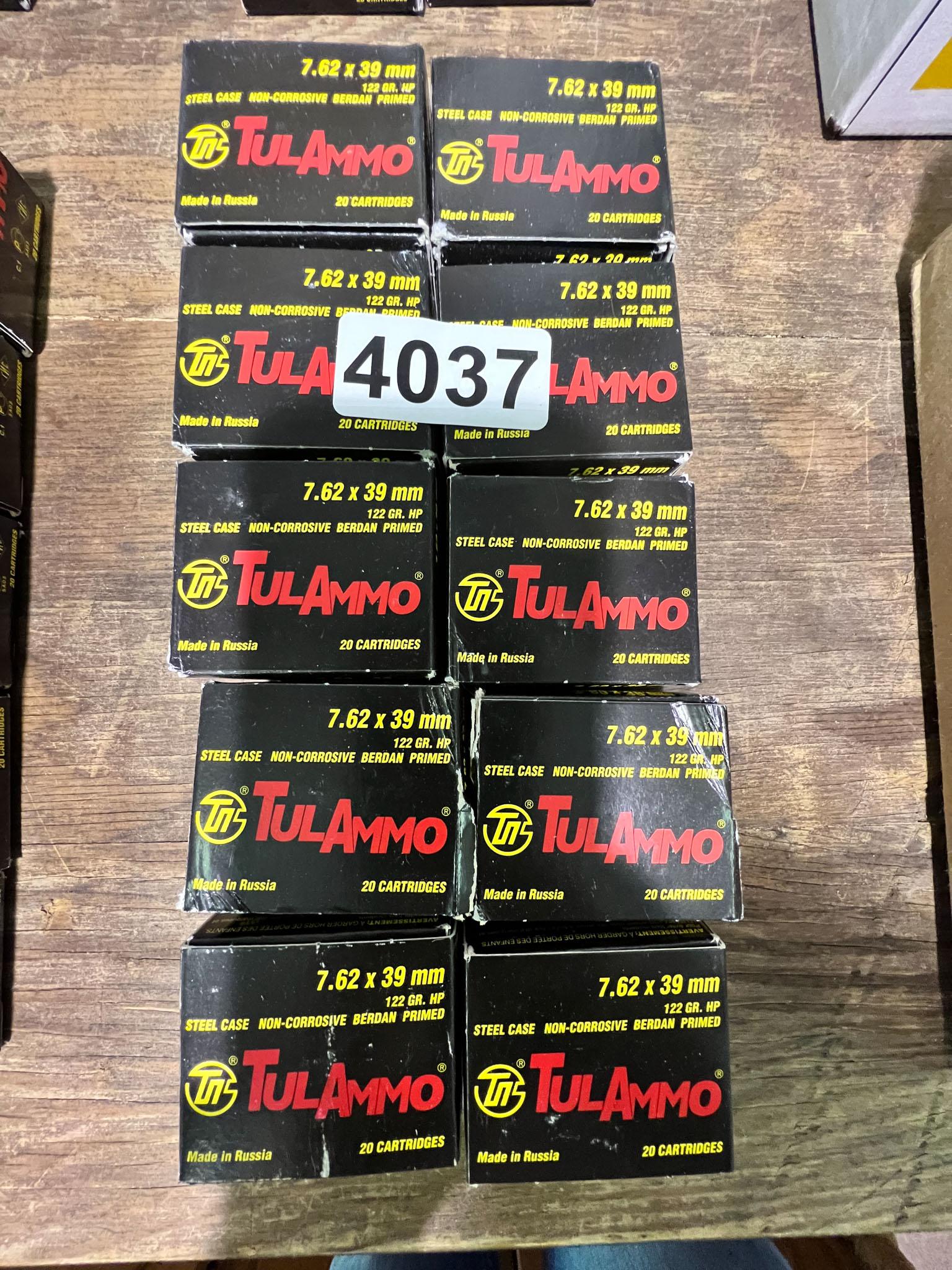 7.62 x 39 ammo