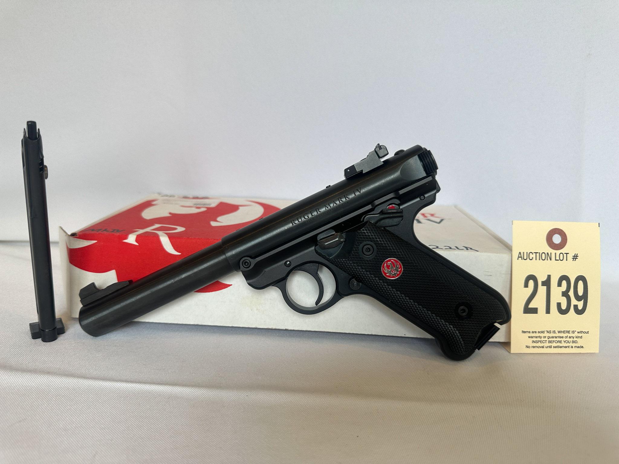 Ruger Mark IV Target Pistol
