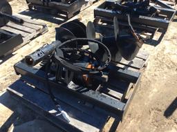 (393)UNUSED WOLVERINE SS AUGER W/ 2 BITS