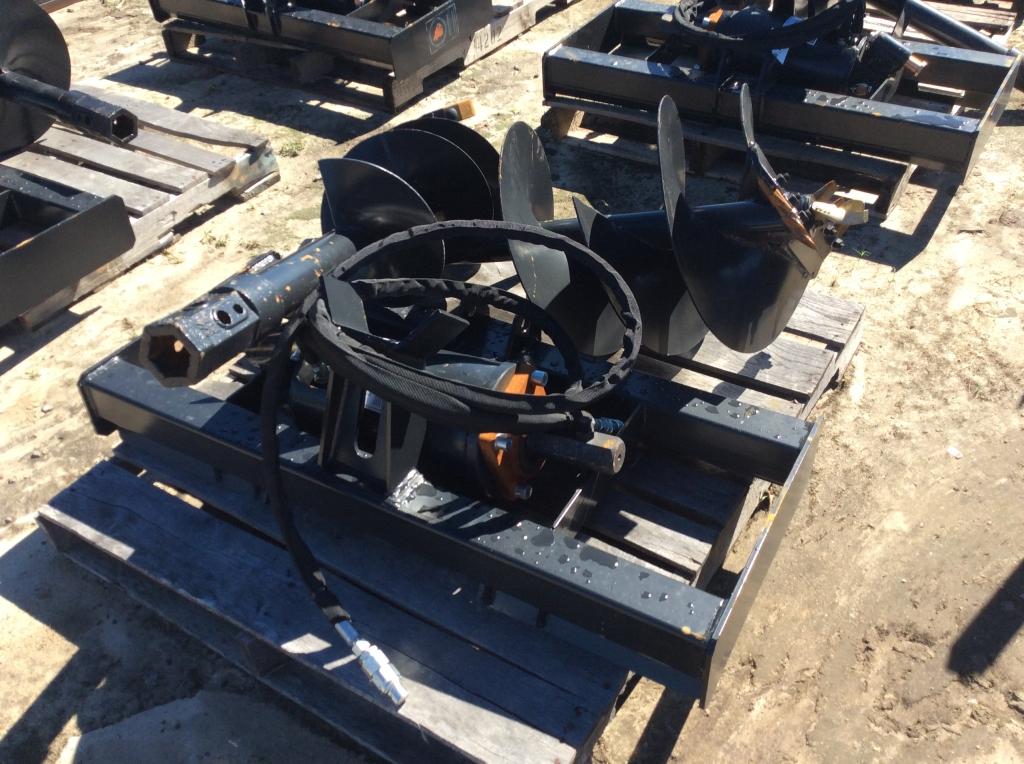 (393)UNUSED WOLVERINE SS AUGER W/ 2 BITS