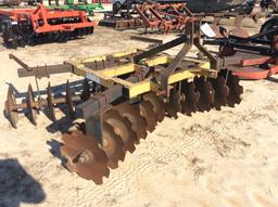 (187)KING KUTTER 7' DISC HARROW