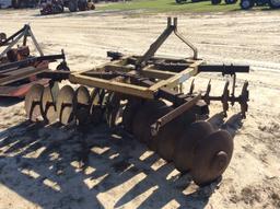 (187)KING KUTTER 7' DISC HARROW