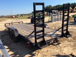 (124)2021 7 X 20 T.A. EQUIPMENT TRAILER