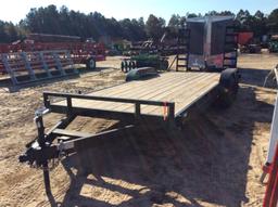 (124)2021 7 X 20 T.A. EQUIPMENT TRAILER