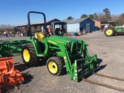 (20)JOHN DEERE 3038E W/ D160 LOADER